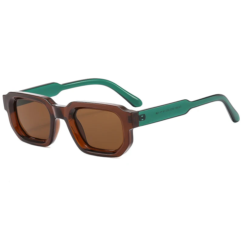 Car Sunglasses 1/4Set New Small Frame Rectangle Sun Glasses Women Cute Brand Colorful Glasses Simple Fashion Style Eyewear