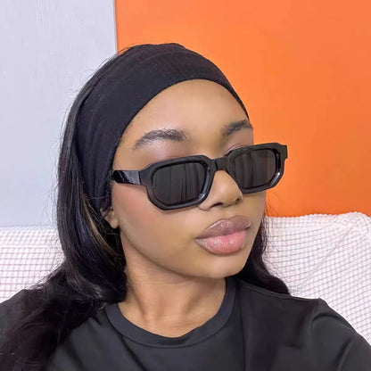Car Sunglasses 1/4Set New Small Frame Rectangle Sun Glasses Women Cute Brand Colorful Glasses Simple Fashion Style Eyewear